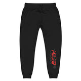 MF red/black fleece sweatpants