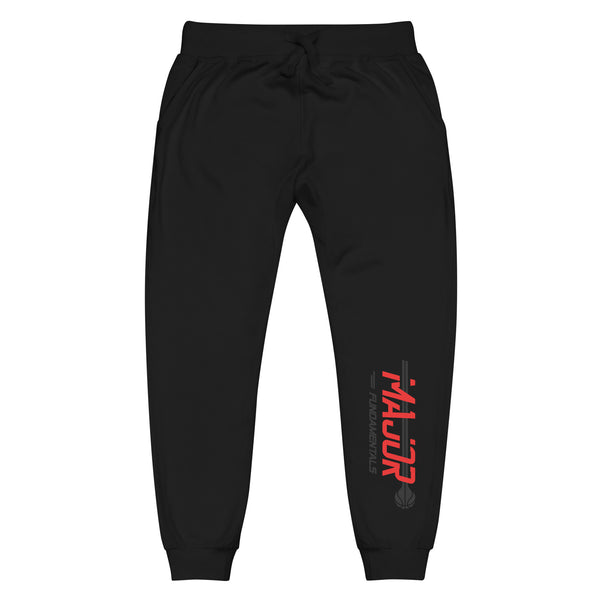 MF red/black fleece sweatpants