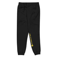 MF yellow/black fleece sweatpants