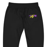 MF purple fleece sweatpants