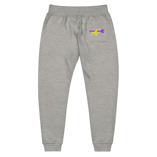 MF purple fleece sweatpants