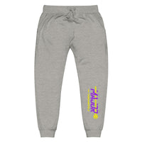 MF purple fleece sweatpants