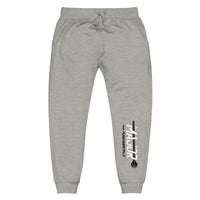 MF white fleece sweatpants