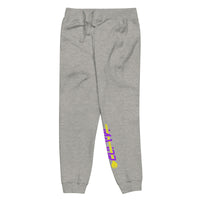 MF purple fleece sweatpants