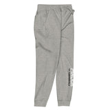 MF white fleece sweatpants