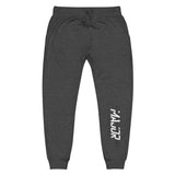 MF white fleece sweatpants