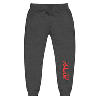 MF red/black fleece sweatpants