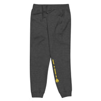 MF yellow/black fleece sweatpants