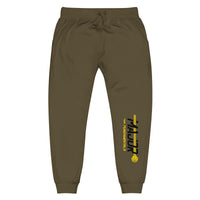 MF yellow/black fleece sweatpants