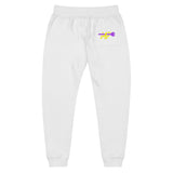 MF purple fleece sweatpants