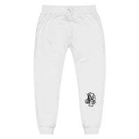 MF magic white fleece sweatpants