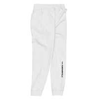 MF white fleece sweatpants