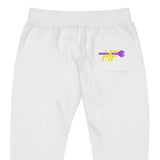 MF purple fleece sweatpants