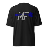 MajorFundamentals blue/gray performance crew neck t-shirt