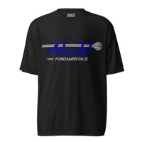 MajorFundamentals blue/gray performance crew neck t-shirt