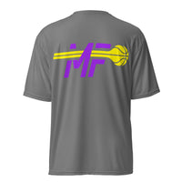 MajorFundamentals purple/gold performance t-shirt