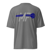 MajorFundamentals blue/gray performance crew neck t-shirt