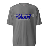 MajorFundamentals blue/gray performance crew neck t-shirt