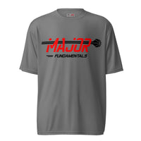 MajorFundamentals black/red performance t-shirt