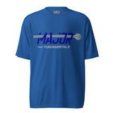 MajorFundamentals blue/gray performance crew neck t-shirt