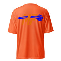 MajorFundamentals orange.blue performance crew neck t-shirt