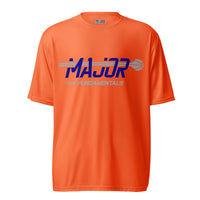 MajorFundamentals blue/gray performance crew neck t-shirt