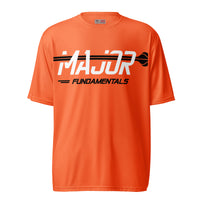 Major Fundamentals white/black performance t-shirt