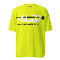 Major Fundamentals white/black performance t-shirt