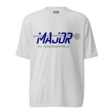 MajorFundamentals blue/gray performance crew neck t-shirt