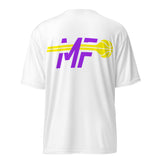 MajorFundamentals purple/gold performance t-shirt