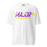 MajorFundamentals purple/gold performance t-shirt