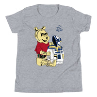 Youth PooH vs R2D2 Short Sleeve T-Shirt