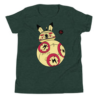 Youth BB8 vs Pikachu Short Sleeve T-Shirt