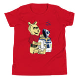 Youth PooH vs R2D2 Short Sleeve T-Shirt