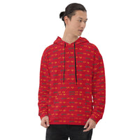 OnSite Allover red Hoodie