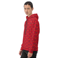 OnSite Allover red Hoodie
