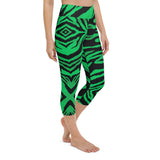Green Yoga Capri Leggings