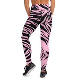Pink Zebra Yoga Leggings