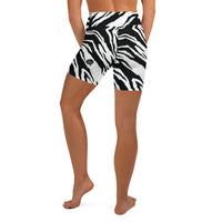 Zebra Yoga Shorts