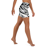 Zebra Yoga Shorts