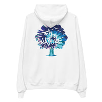 Ocean flush tie dye fleece hoodie