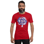 Red White and Blue Tie Dye  t-shirt
